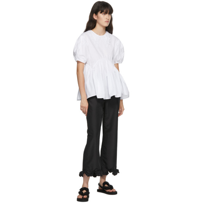 cecilie bahnsen トップス　白　ホワイト Cecilie Bahnsen White Summer Blouse Cecilie Bahnsen