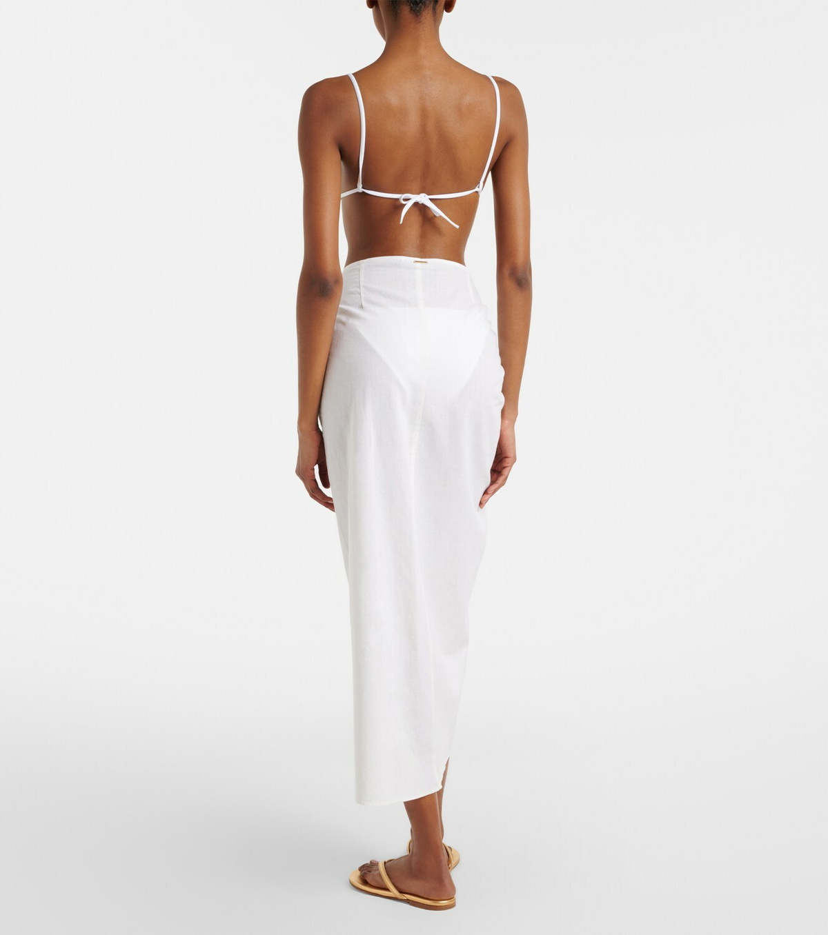 Melissa Odabash Winnie cotton and linen beach cover-up