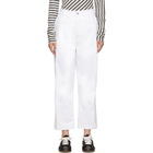 Loewe White Fisherman Jeans