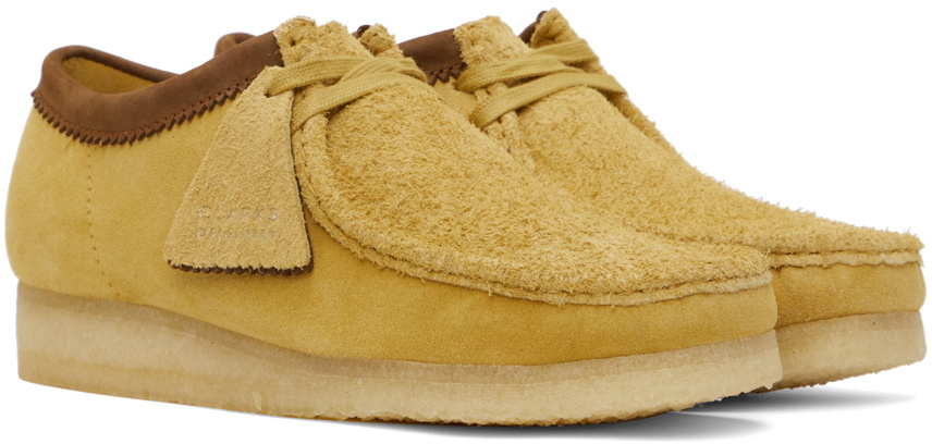 clarks wallabee burnt yellow