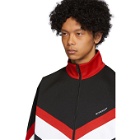 Givenchy Black and Red Sports Band Sweatshirt