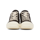 Rick Owens Drkshdw Black License Plate Low Sneakers