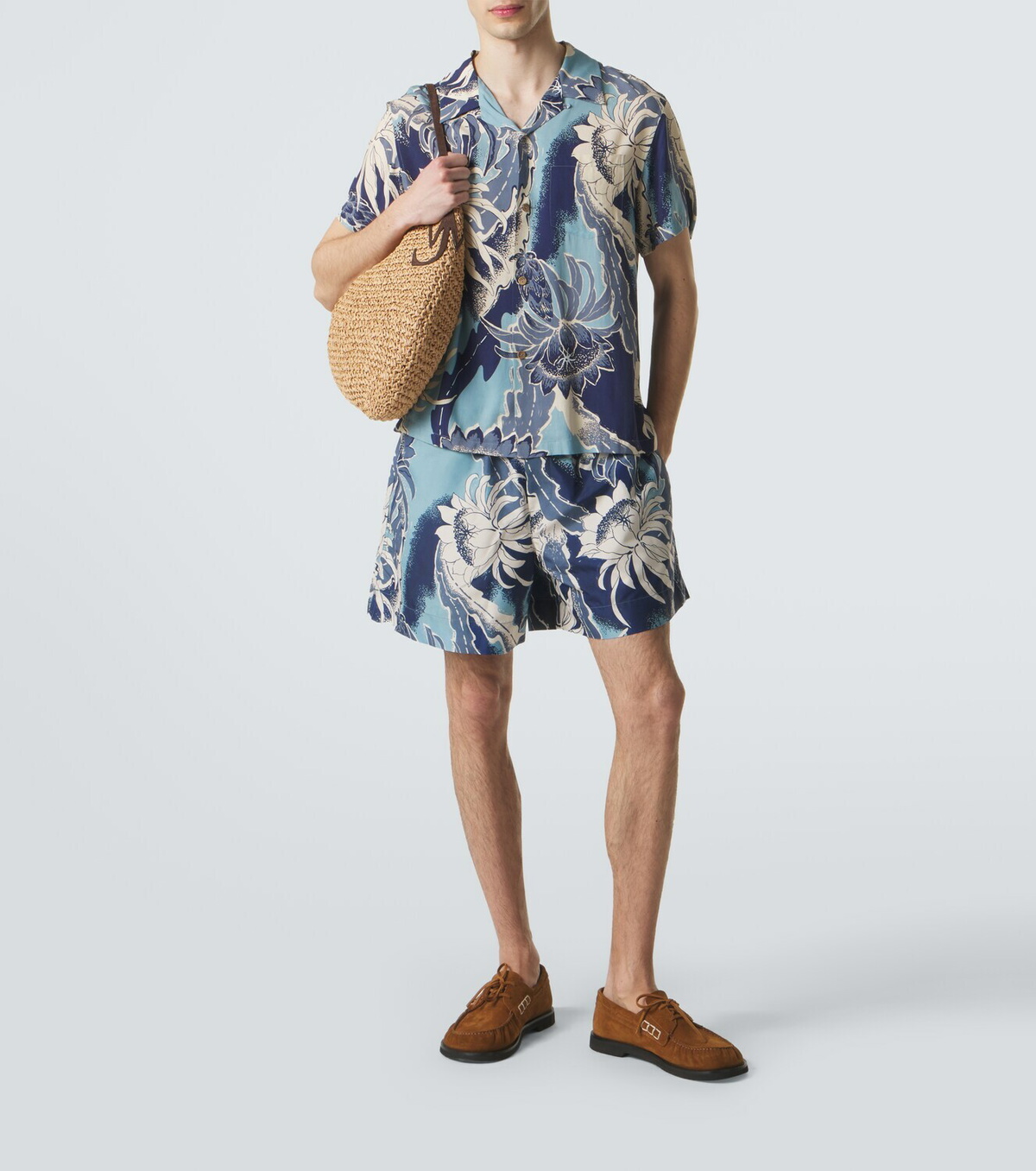 JW Anderson Ruffled suede boat shoes