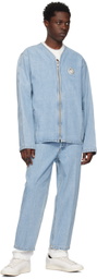 Craig Green Blue Zip Denim Jacket