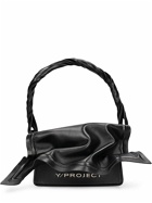 Y/PROJECT Mini Wire Leather Top Handle Bag