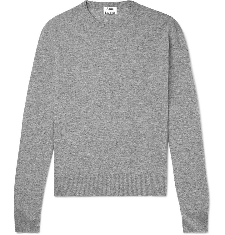 Photo: Acne Studios - Niale Wool-Blend Sweater - Men - Gray