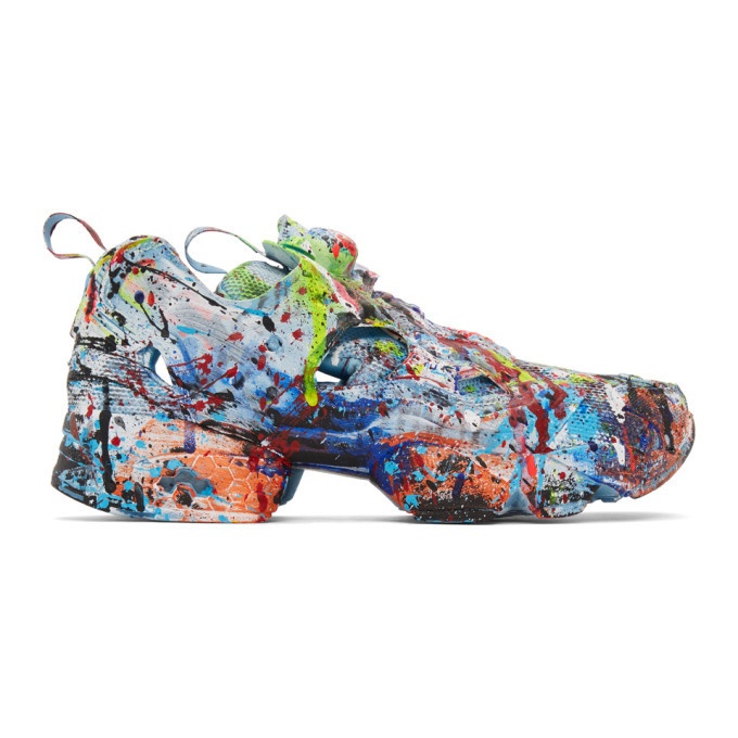 VETEMENTS Multicolor Reebok Edition Instapump Sneakers Vetements