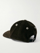 AMI PARIS - Logo-Embroidered Cotton-Corduroy Baseball Cap