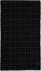 Givenchy Black & Gray 4G Scarf