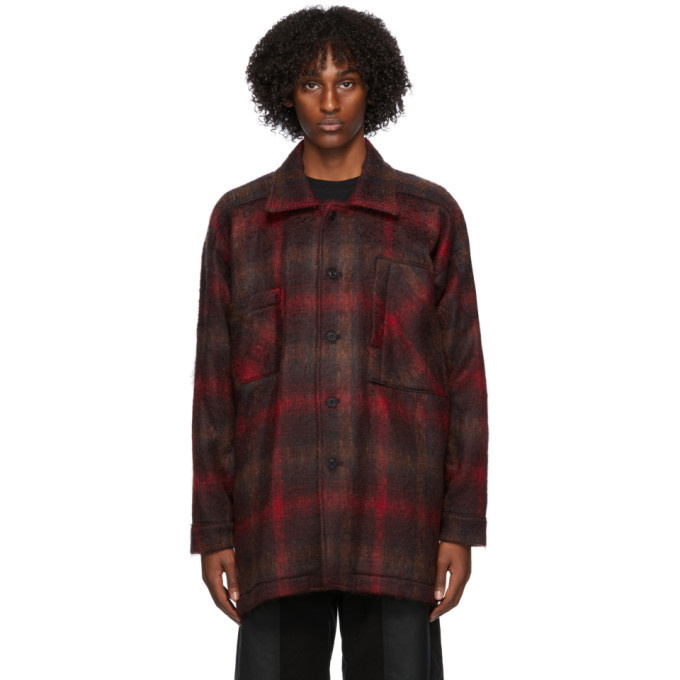 Nicholas Daley Red Smock Jacket