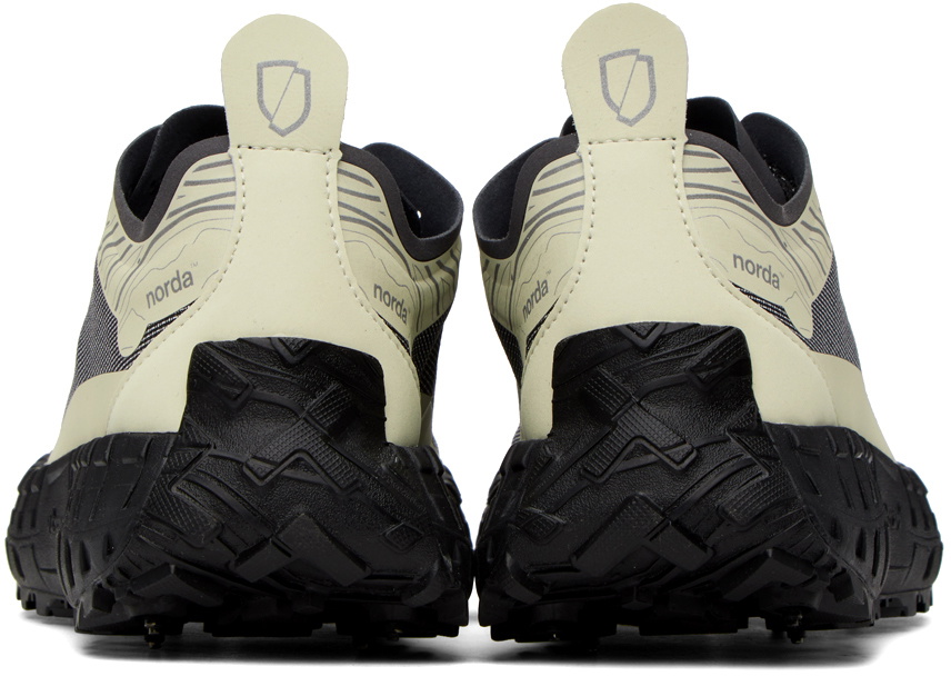 Norda Off-White & Black norda 001 Sneakers