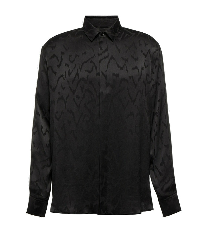 Photo: Saint Laurent - Jacquard silk shirt