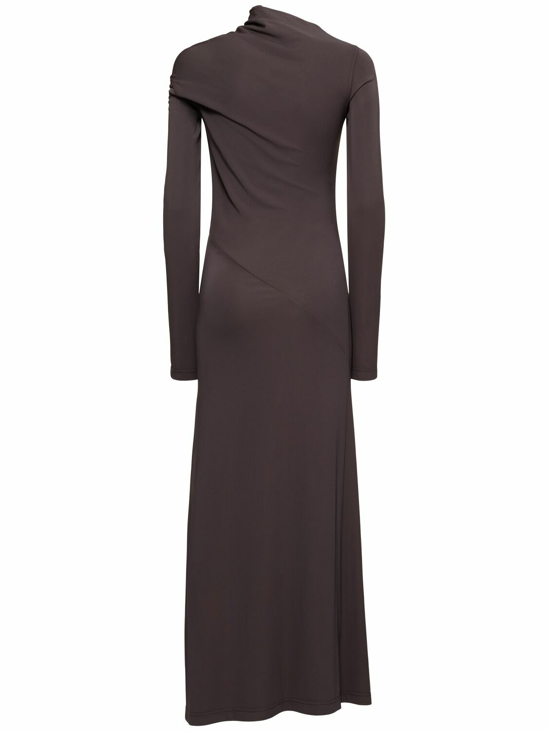 【送料&関税込】TotAme Toteme Long Dress Long-sleeve slouch waist dress black – TOTEME