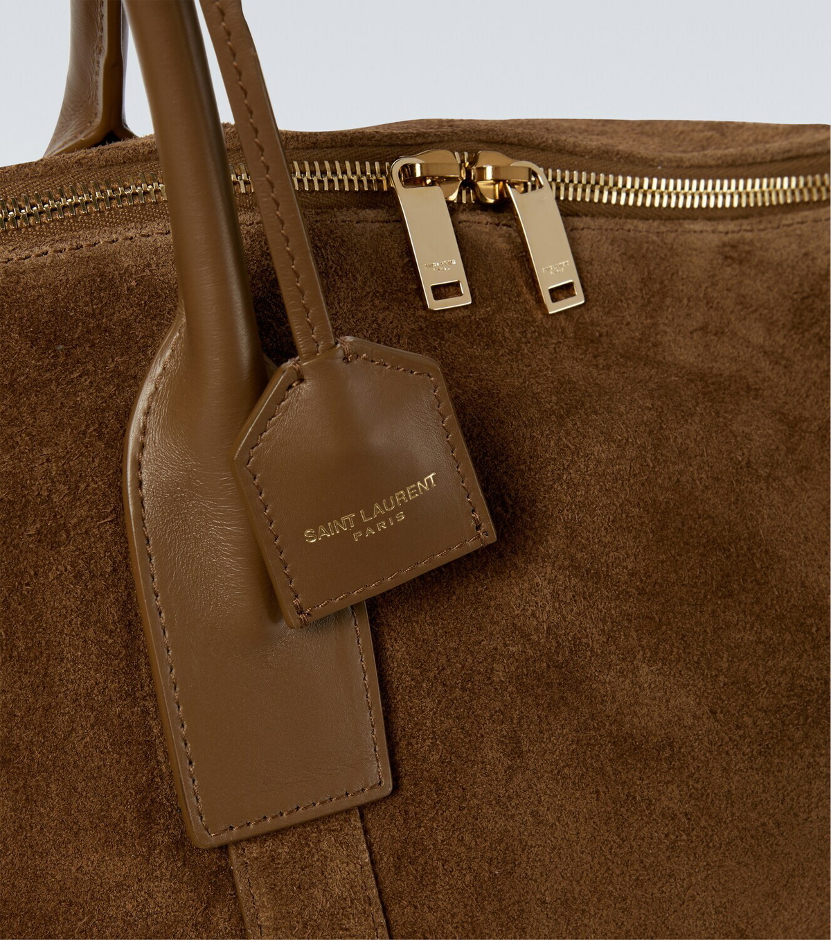 Saint Laurent Giant suede bowling bag