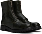 Officine Creative Green Ikonic 003 Boots