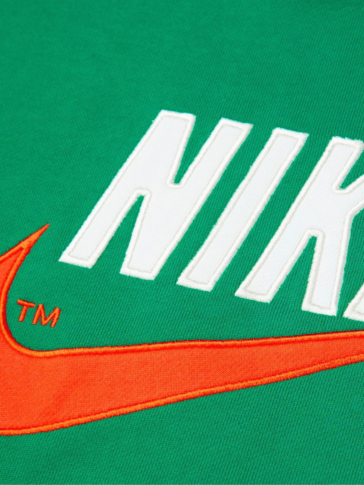 Nike - NSW Logo-Embroidered Cotton-Jersey Sweatshirt - Green Nike