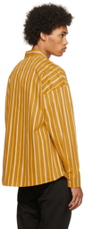 Rhude Yellow Striped Shirt