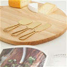 The Conran Shop Cheese Knives - Set of 3 in Brass 