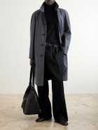 Burberry - Prince of Wales Checked Virgin Wool Car Coat - Gray
