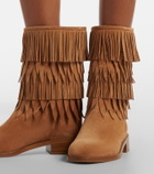 Aquazzura Maverick fringed suede boots