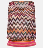 Missoni Zig-zag lamé top