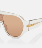Bottega Veneta Mask shield sunglasses