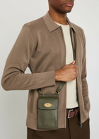 Mulberry Anthony Mini Grained Leather Pouch - Green - One Size