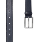 Hugo Boss - 3.5cm Navy Ceddy Leather Belt - Navy
