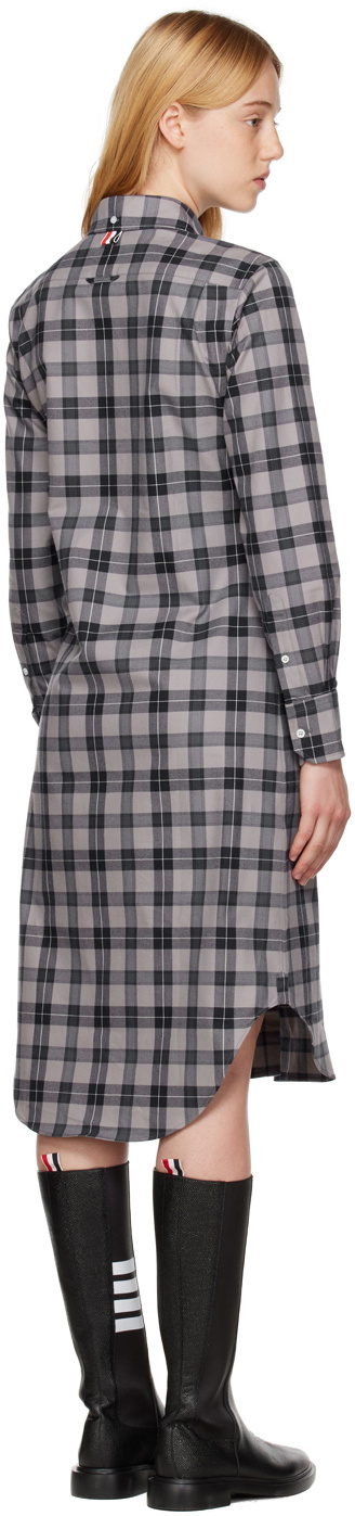 Thom Browne Gray Cotton Casual Dress