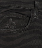 J Brand - Ruby high-rise slim jeans