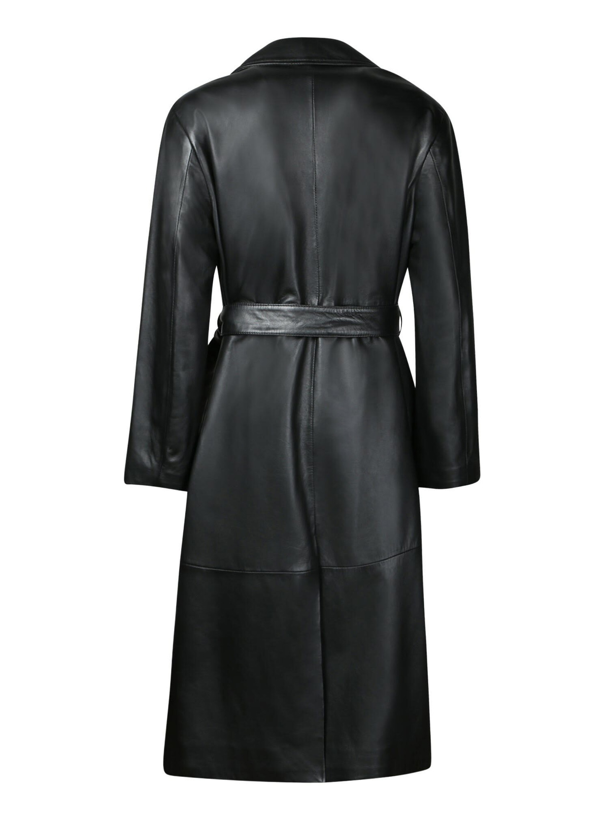 Paul Smith Black Leather Trench