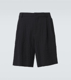 Giorgio Armani Wool seersucker shorts