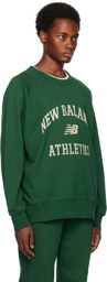 New Balance Green Athletics Varsity Sweatshirt