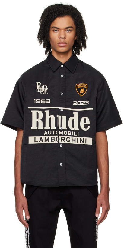 Photo: Rhude Black Automobili Lamborghini Edition Shirt