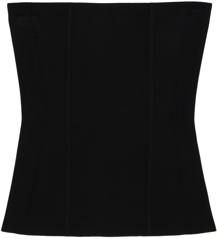 Photo: Dries Van Noten Black Slim-Fit Cummerbund