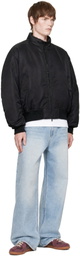 COOR Black Stand Collar Neck Down Jacket