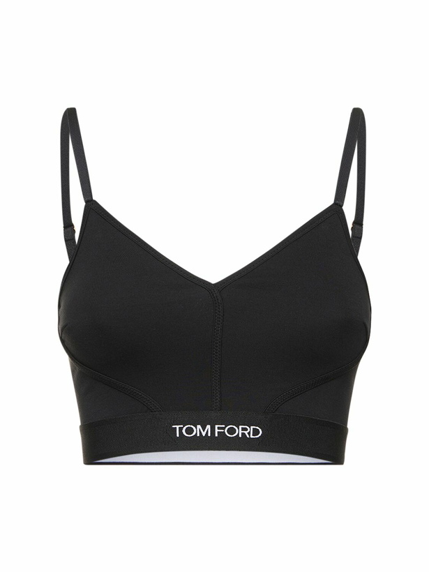 Photo: TOM FORD - Cropped Tech Jersey Tank Top