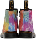 Dr. Martens Baby Multicolor Tie-Dye 1460 Boots