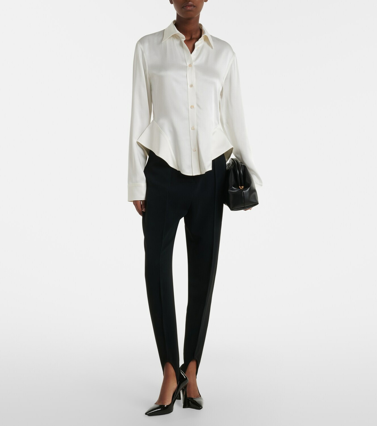 Stella McCartney High-rise jersey stirrup leggings