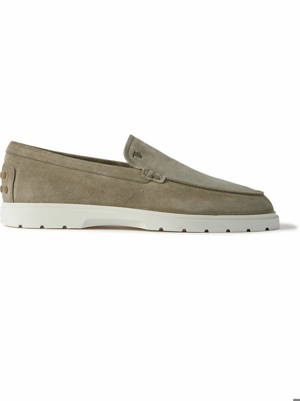 Photo: Tod's - Suede Loafers - Neutrals