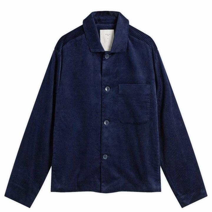 Photo: Percival Men's Cord Overshirt in Navy