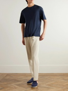 Loro Piana - Philion Cashmere and Silk-Blend Jersey T-Shirt - Blue