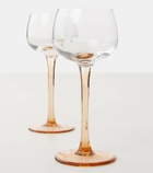 Bitossi Diseguale set of 4 cordial glasses