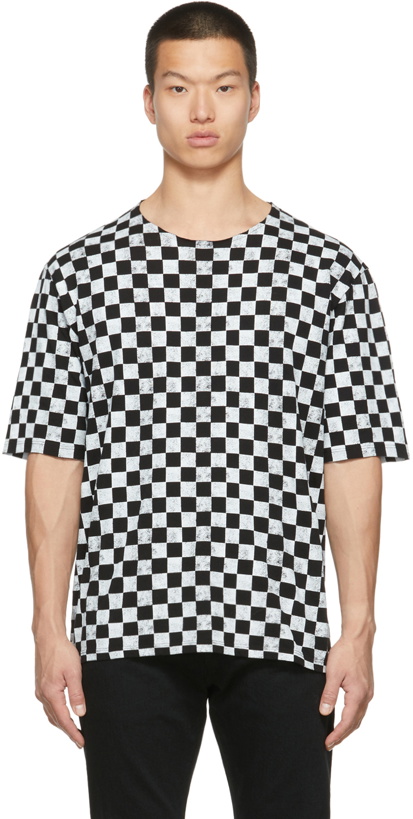 Photo: Saint Laurent Cotton Checkerboard T-Shirt