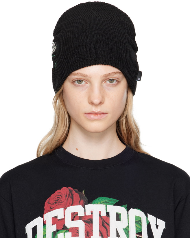 Photo: UNDERCOVER Black Rose Beanie