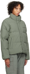 Carhartt Work In Progress Green Yanie Down Jacket