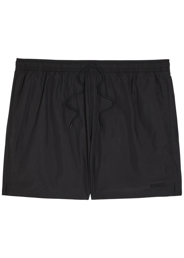 Photo: Calvin Klein Logo-appliquéd Shell Swim Shorts Black