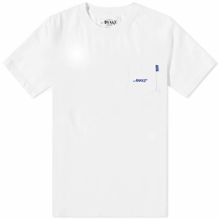 Photo: Awake NY Men's Classic Logo Pocket T-Shirt in White