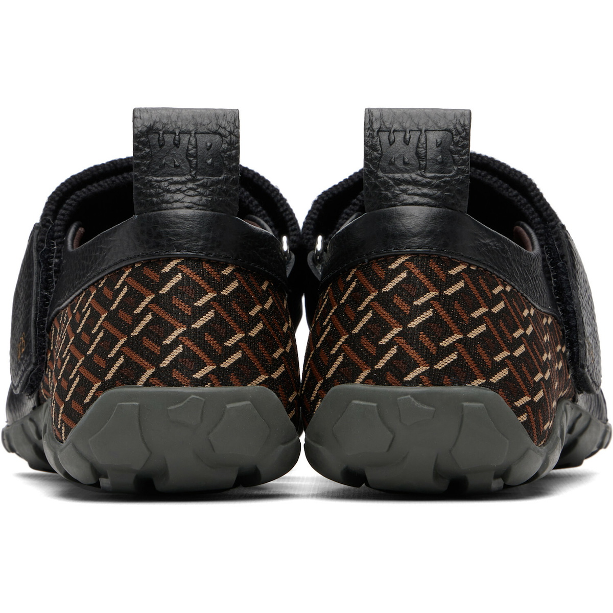 Wales Bonner Brown Jewel Mary Jane Sneakers
