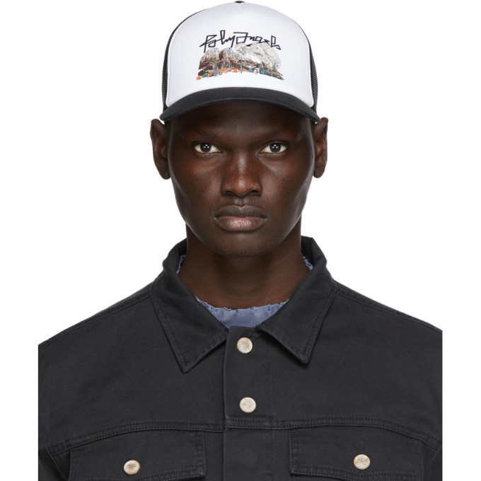 Photo: Palm Angels White and Black Desert Skull Mesh Cap